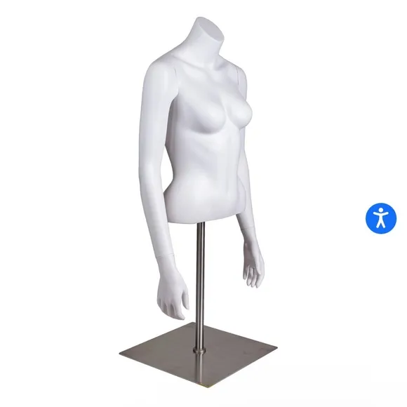 - Female Torso Form - Headless - Base Included mannequin