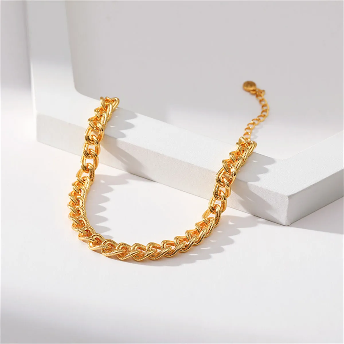 18K Gold-Plated Curb Chain Bracelet