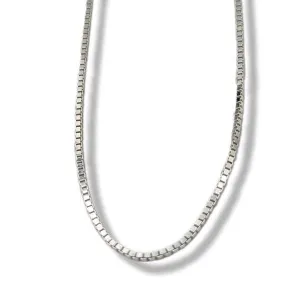 18" Sterling Silver Chain Light Box