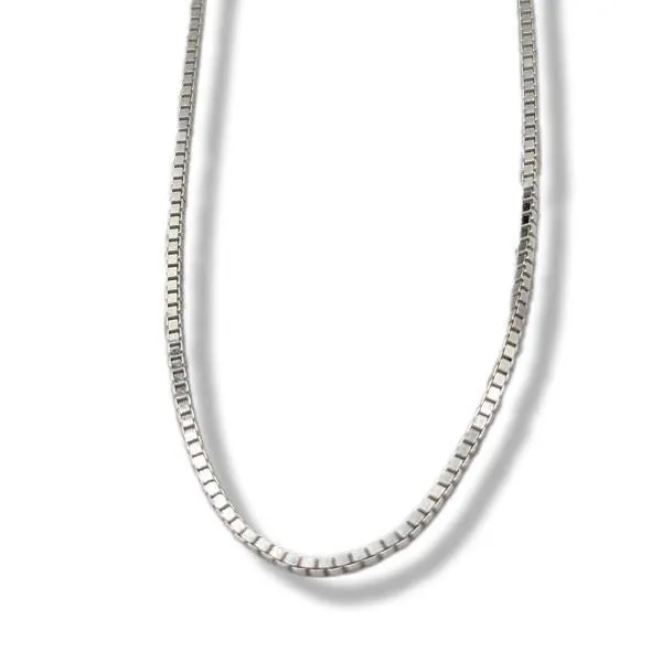 18" Sterling Silver Chain Light Box