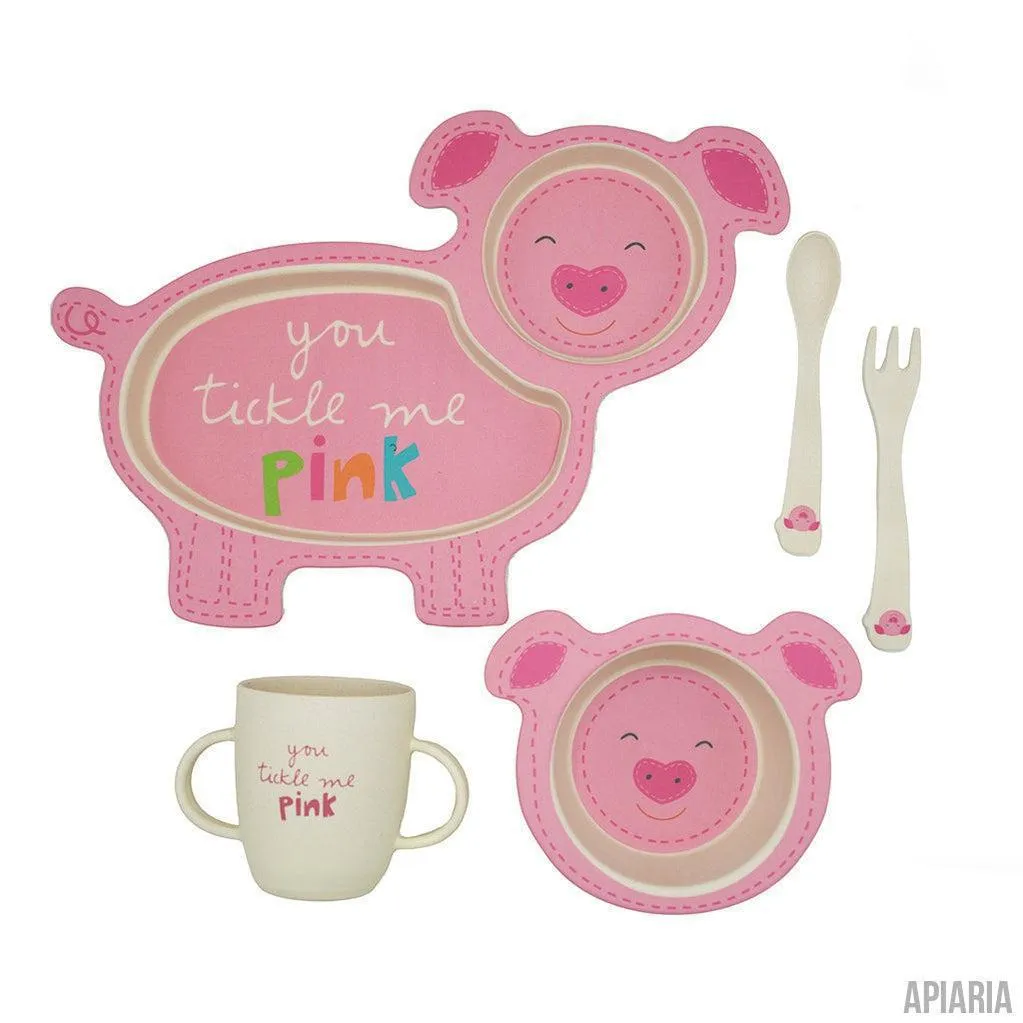 1st Birthday Baby Gift Set: Pig Theme
