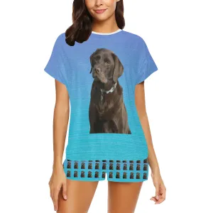2 Piece Chocolate Lab PJ Set