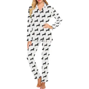 2 Piece Dachshund Long PJ Set