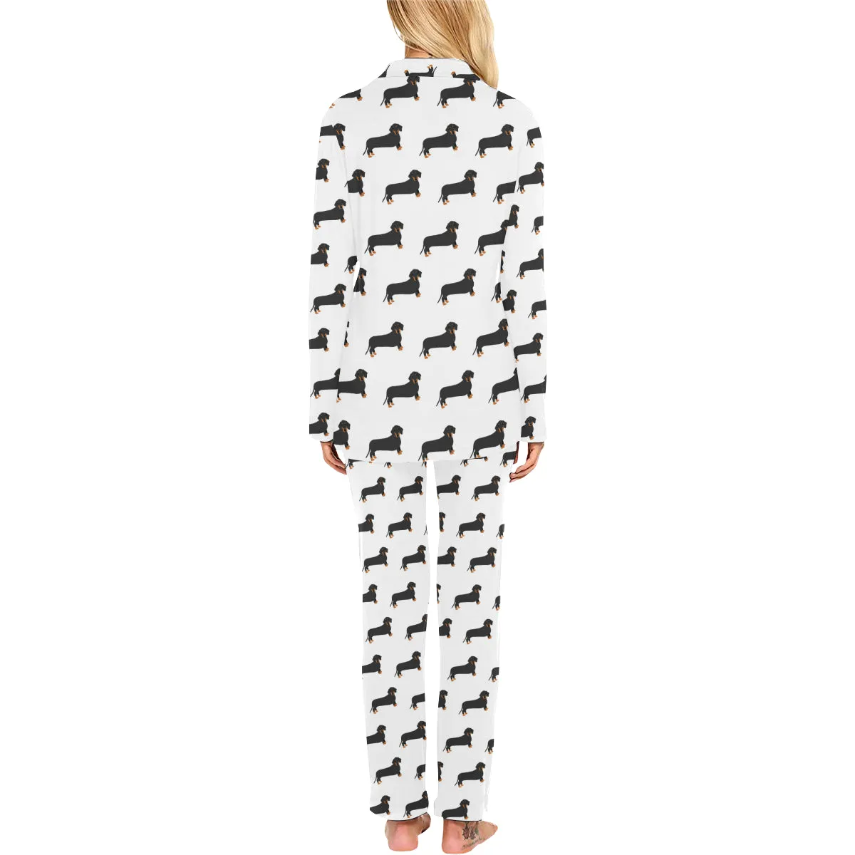 2 Piece Dachshund Long PJ Set