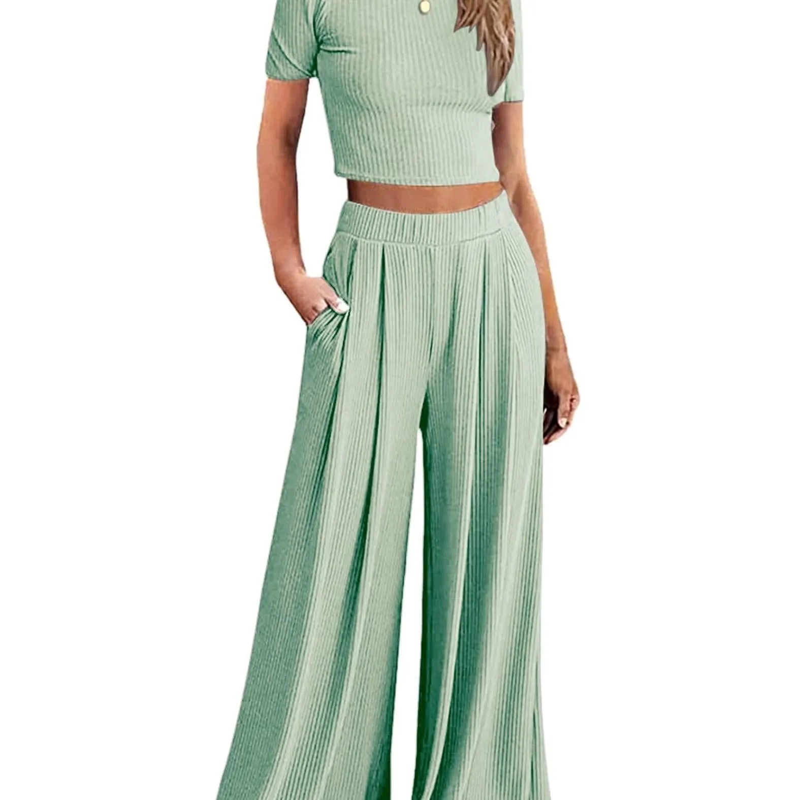 2-Piece Women's Comfy Sleepwear Set – Soft & Breathable Pajamas