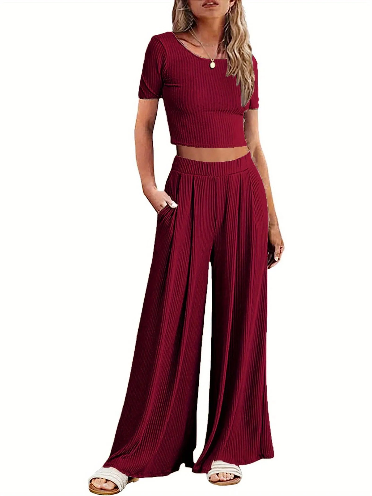 2-Piece Women's Comfy Sleepwear Set – Soft & Breathable Pajamas