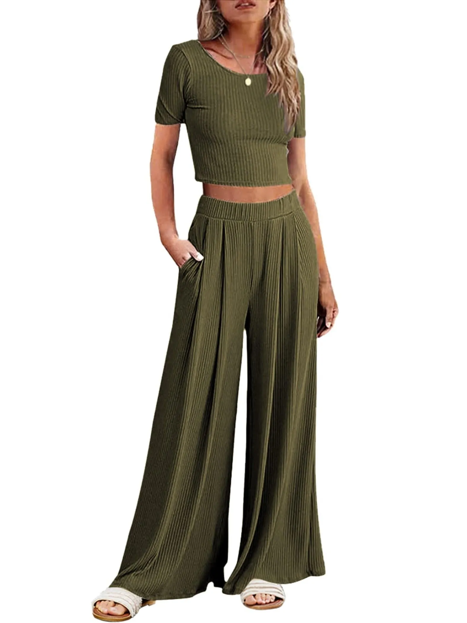 2-Piece Women's Comfy Sleepwear Set – Soft & Breathable Pajamas