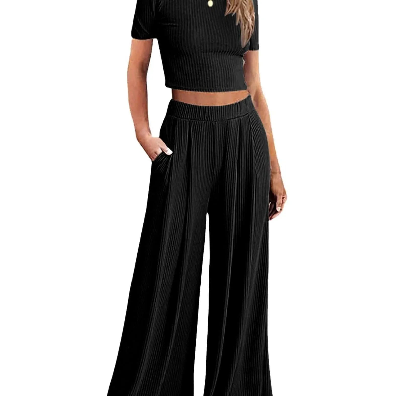 2-Piece Women's Comfy Sleepwear Set – Soft & Breathable Pajamas