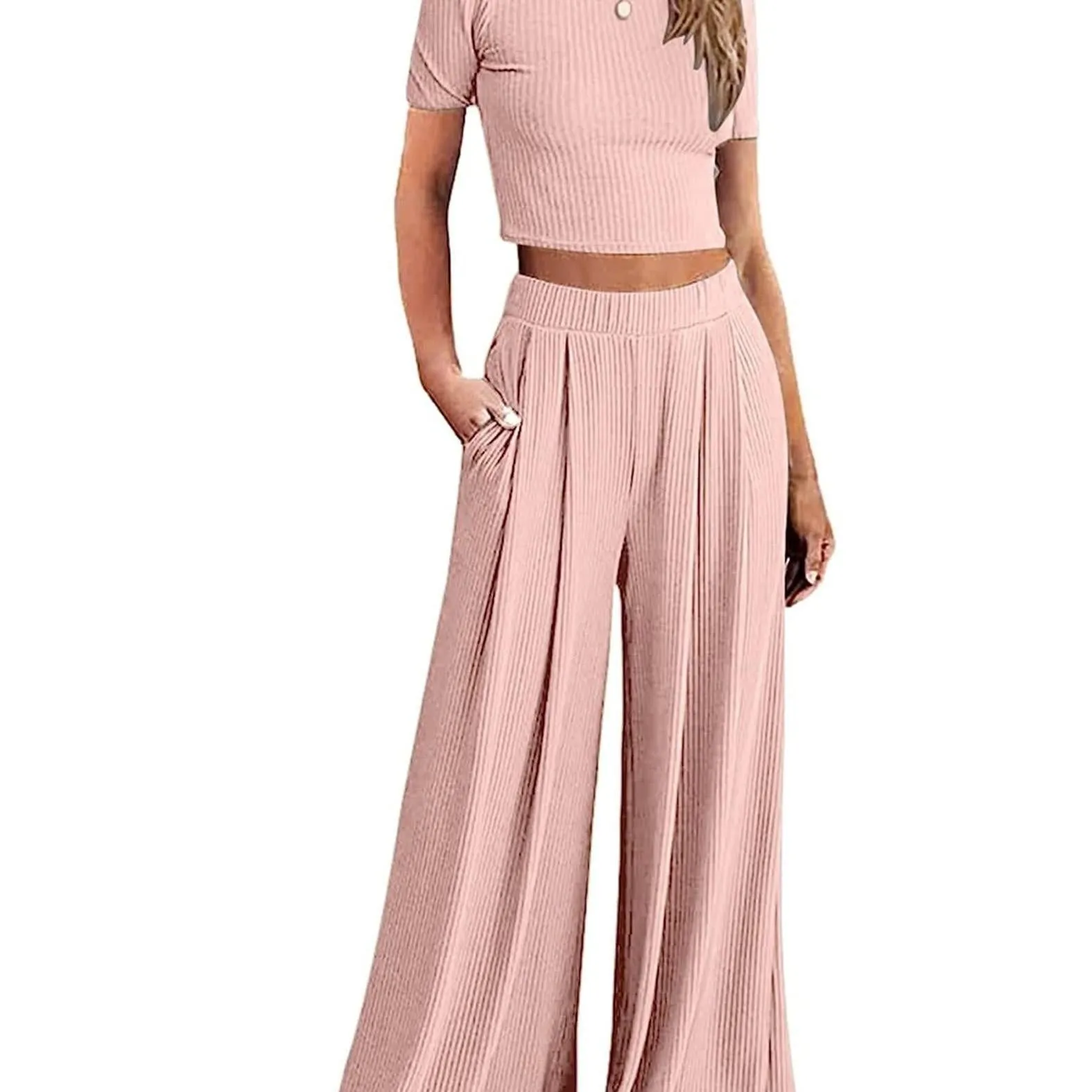 2-Piece Women's Comfy Sleepwear Set – Soft & Breathable Pajamas