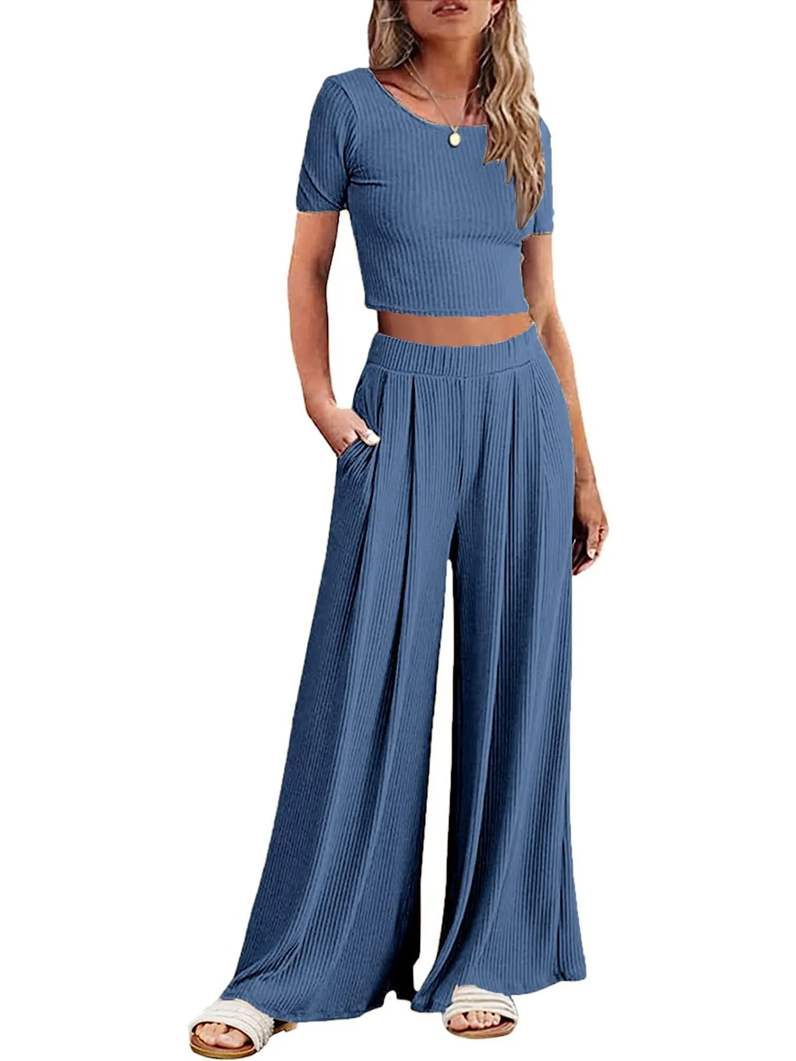 2-Piece Women's Comfy Sleepwear Set – Soft & Breathable Pajamas