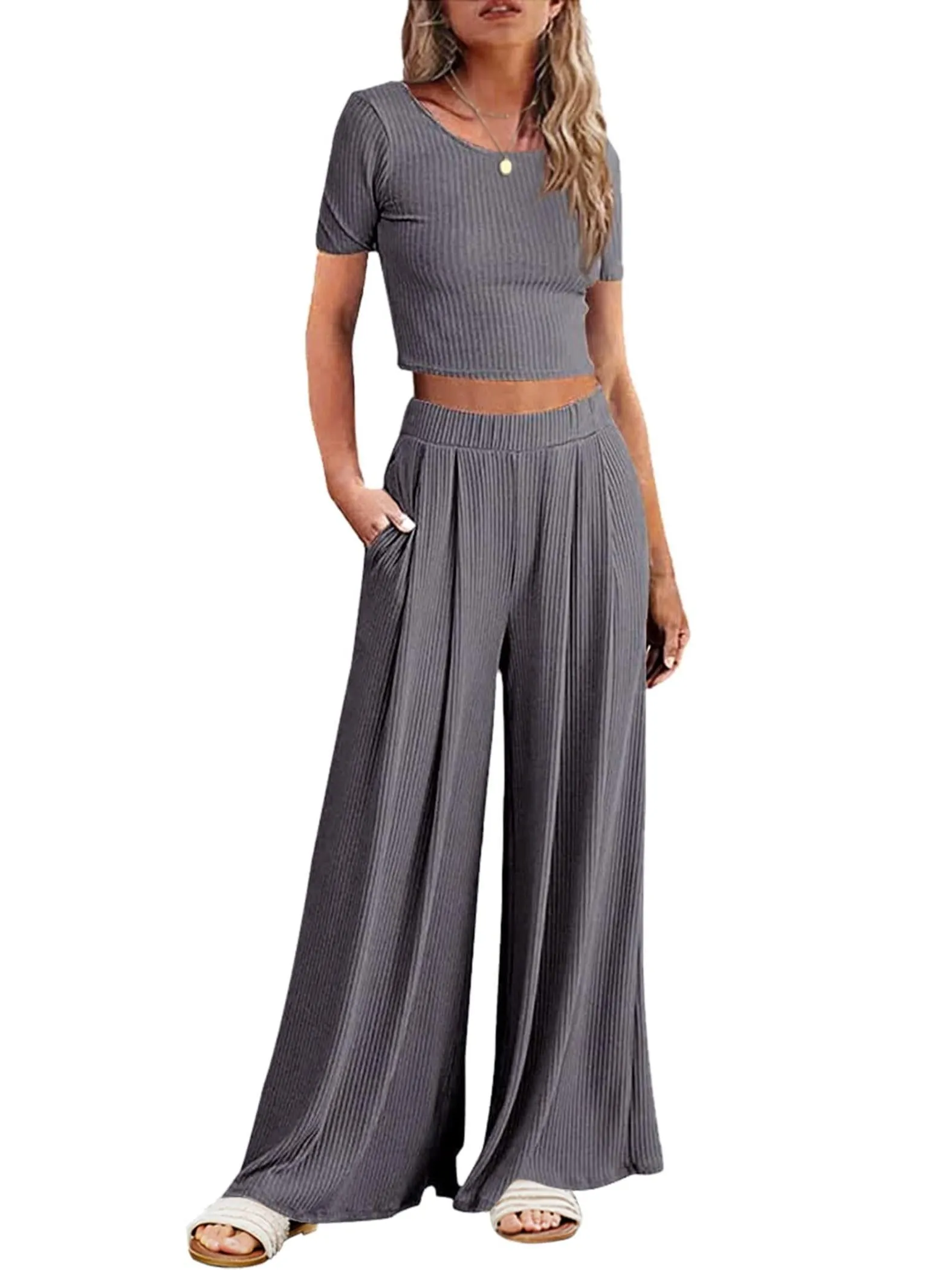 2-Piece Women's Comfy Sleepwear Set – Soft & Breathable Pajamas