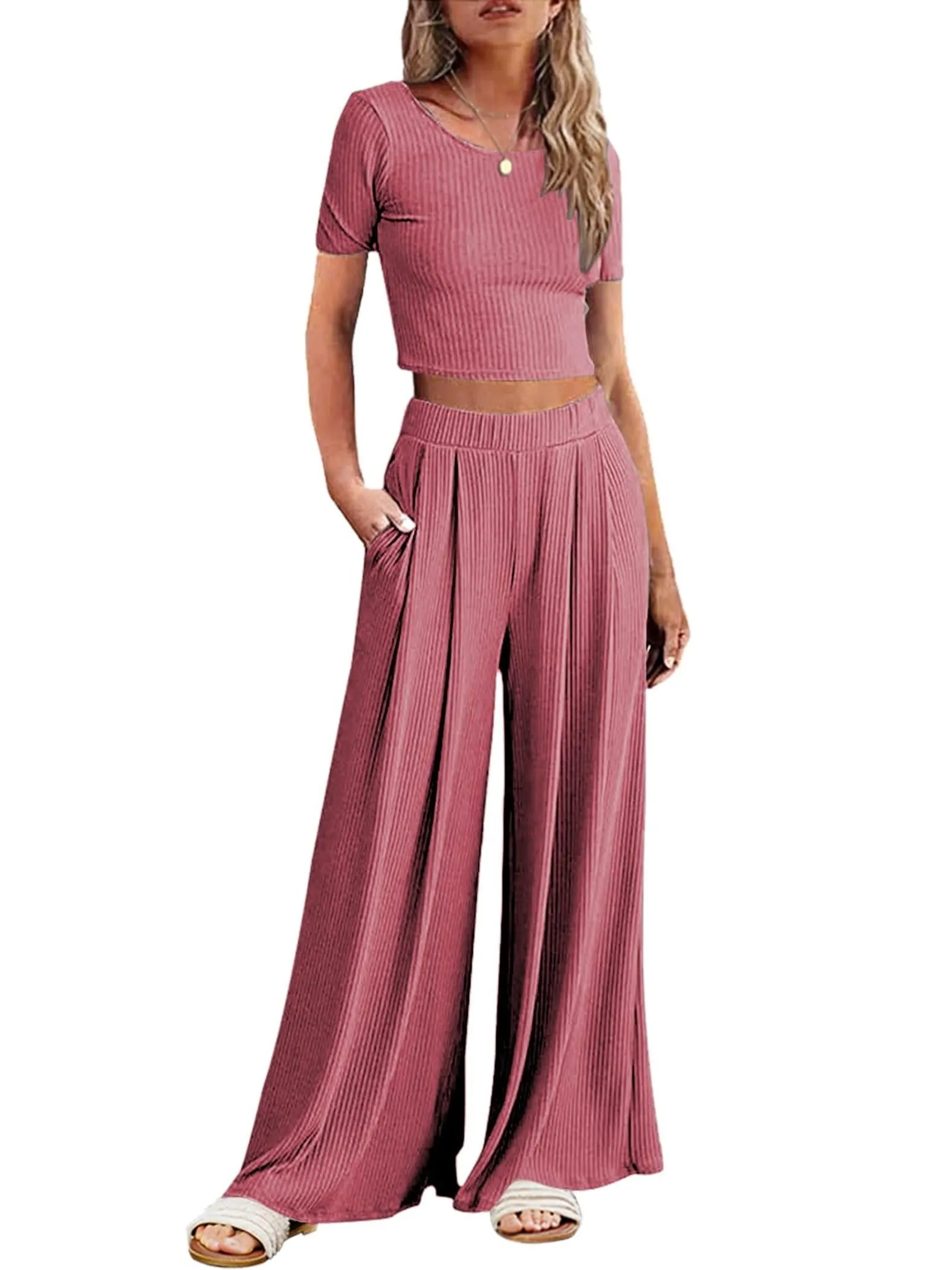 2-Piece Women's Comfy Sleepwear Set – Soft & Breathable Pajamas