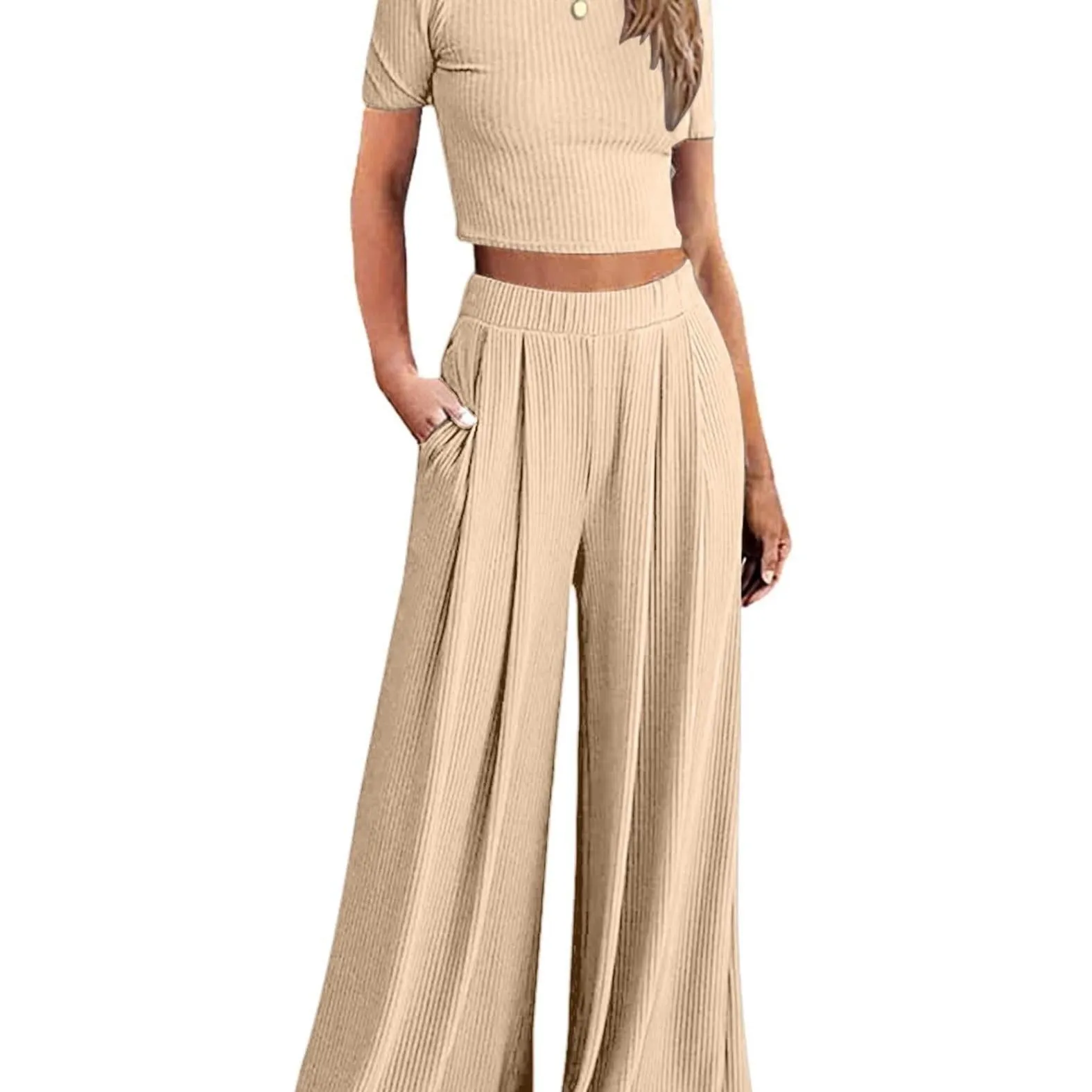 2-Piece Women's Comfy Sleepwear Set – Soft & Breathable Pajamas