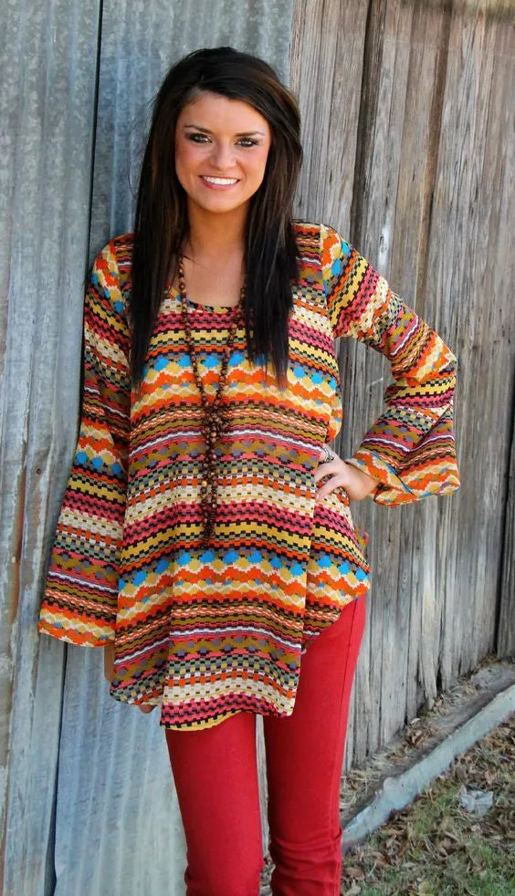 2 Tee Couture | Abbey Top with Bell Sleeves