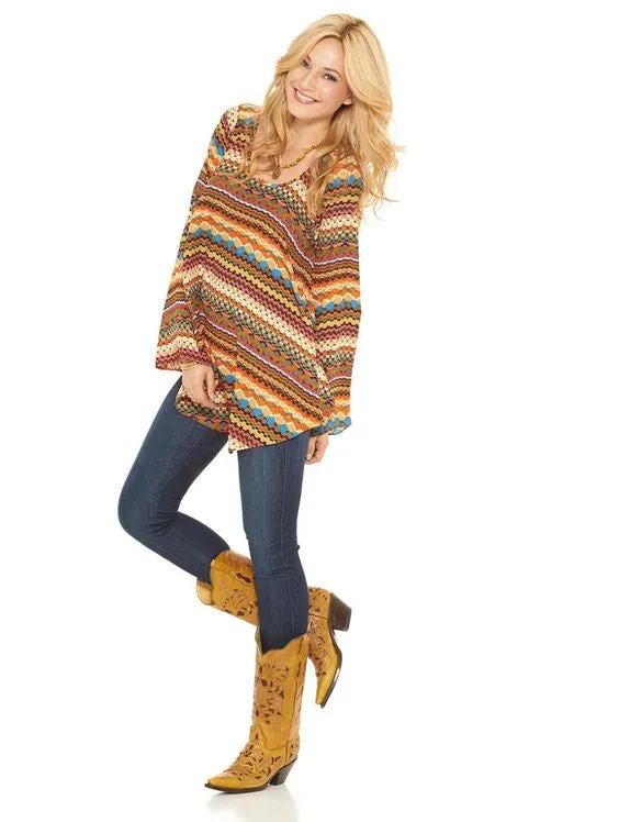 2 Tee Couture | Abbey Top with Bell Sleeves