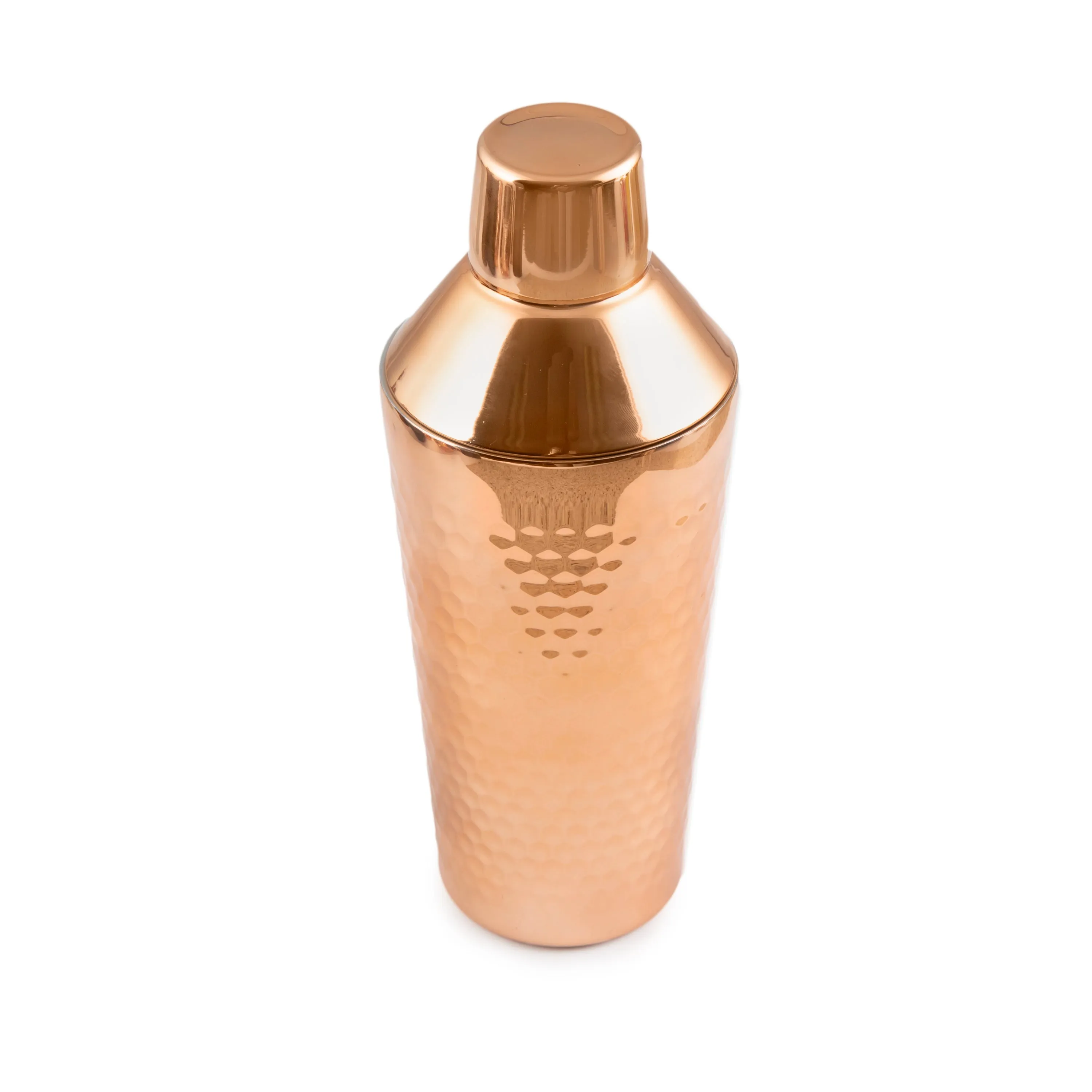 20 oz Faceted Copper Insulated Shaker