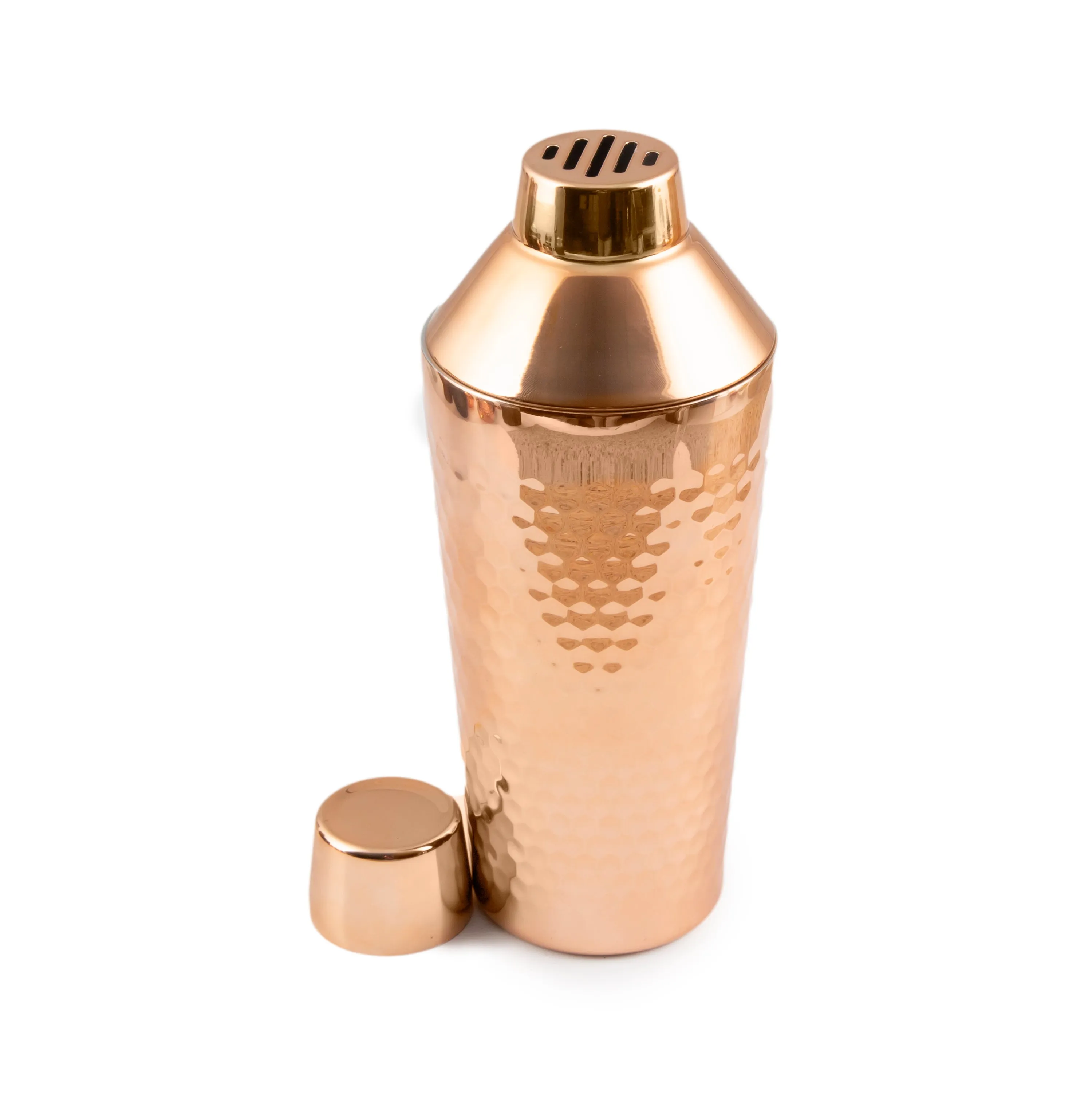 20 oz Faceted Copper Insulated Shaker