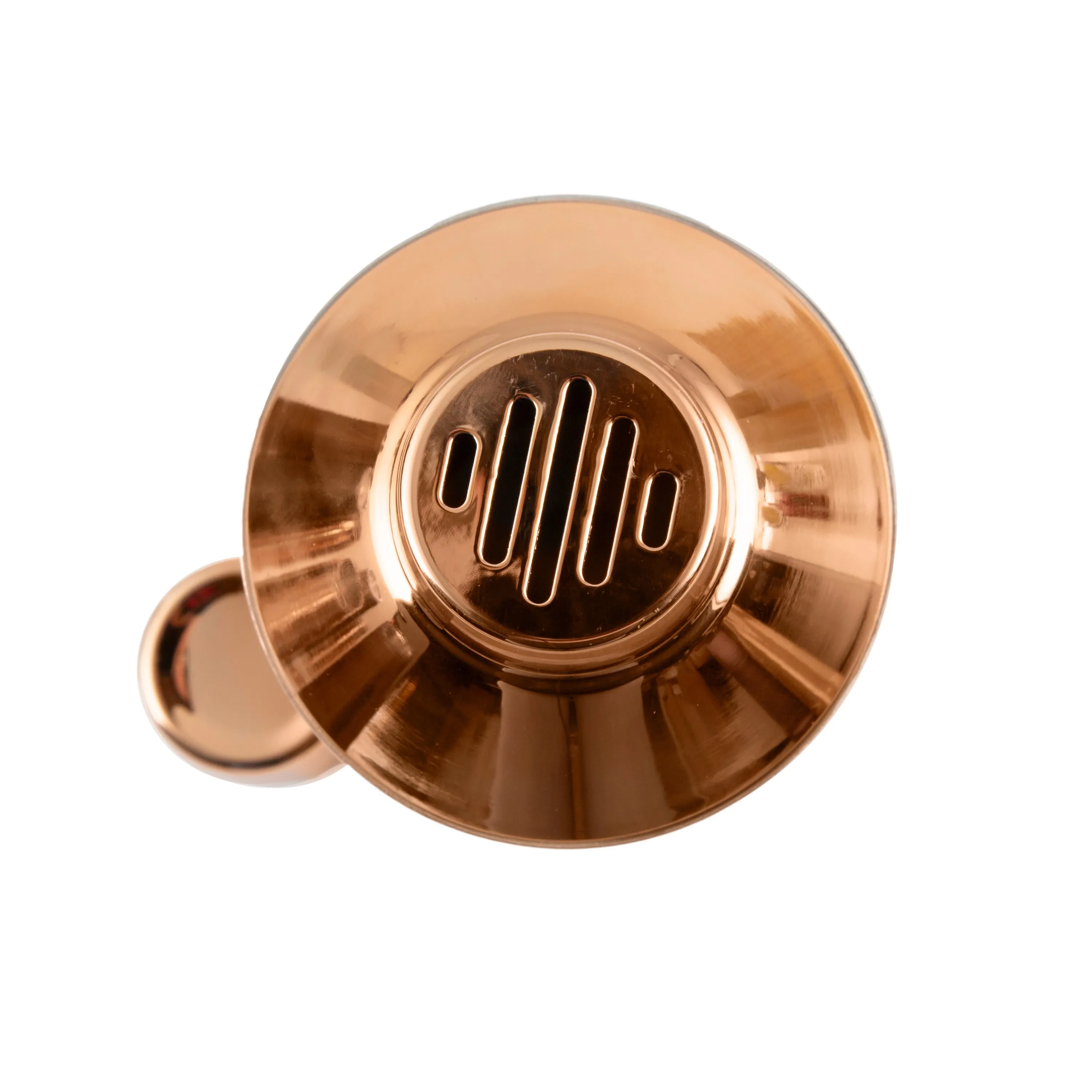 20 oz Faceted Copper Insulated Shaker