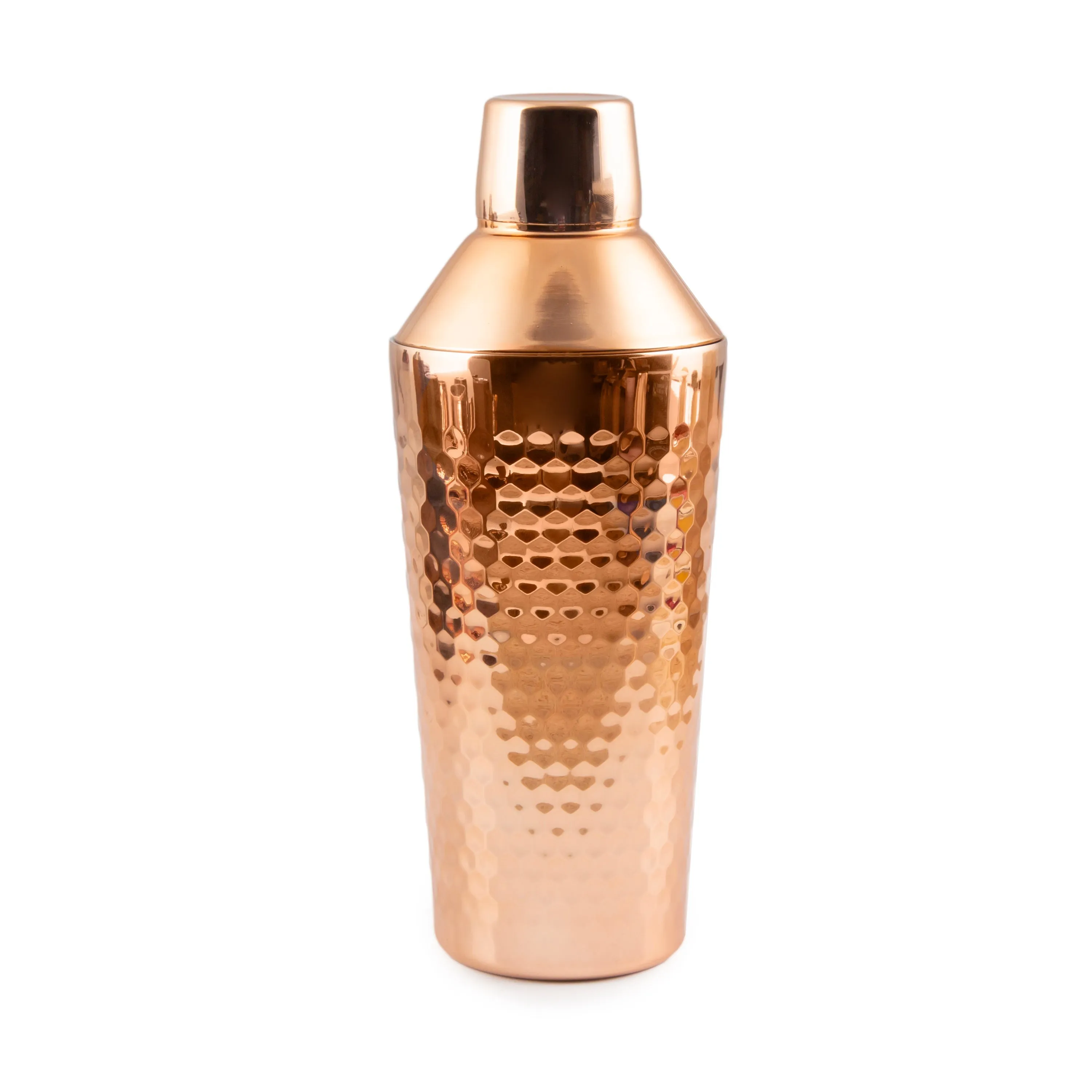 20 oz Faceted Copper Insulated Shaker