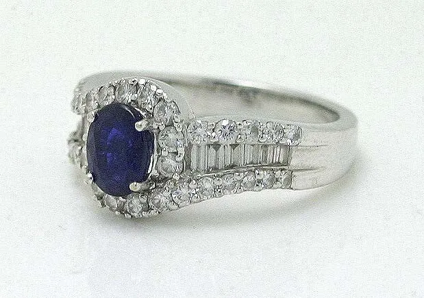 2.00ct Sapphire & Diamond Ring