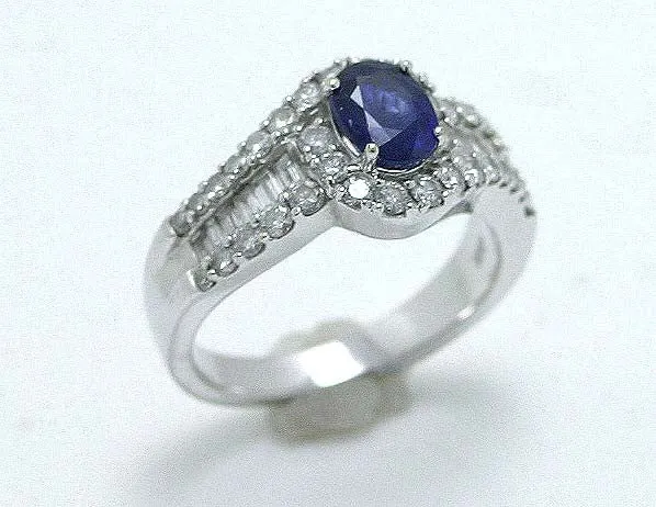 2.00ct Sapphire & Diamond Ring