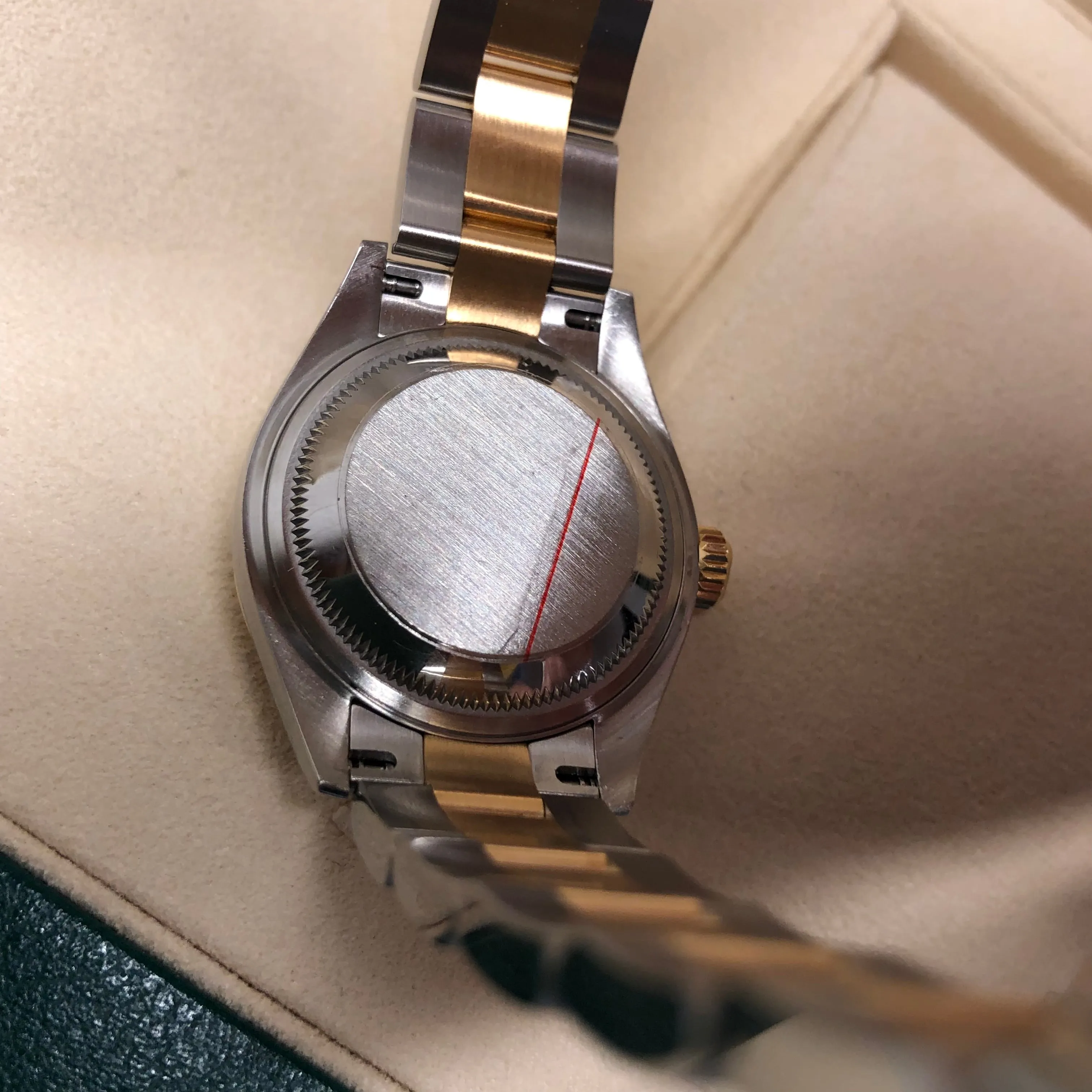 2019 Rolex Datejust 279383RBR Ladies Mother of Pearl Diamond Dial Bezel Oyster Two Tone Wristwatch Box Papers