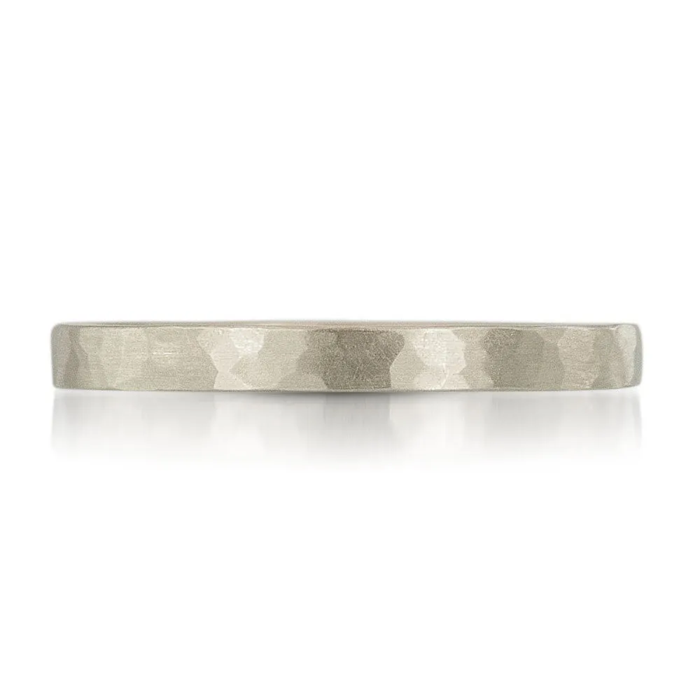 2mm Hammer Texture Band