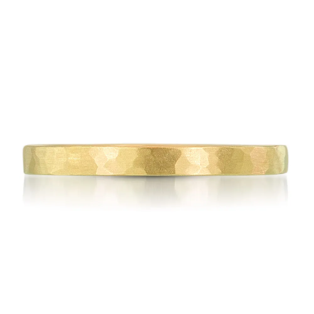2mm Hammer Texture Band