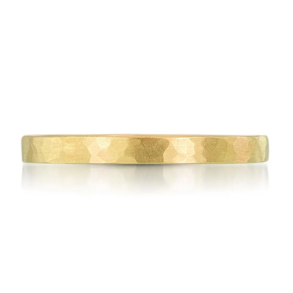 2mm Hammer Texture Band