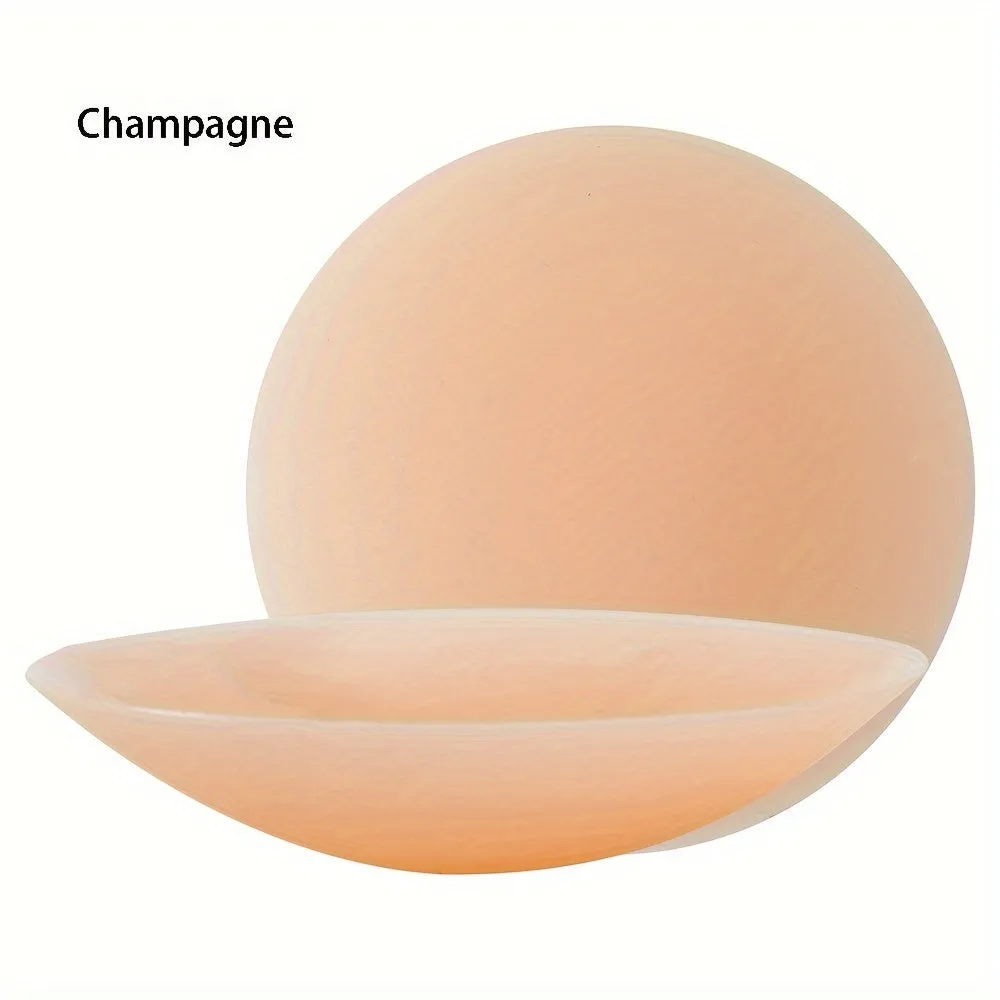 3 Pairs Reusable Silicone Nipple Covers - Seamless, Invisible, Self-Adhesive for Women's Lingerie