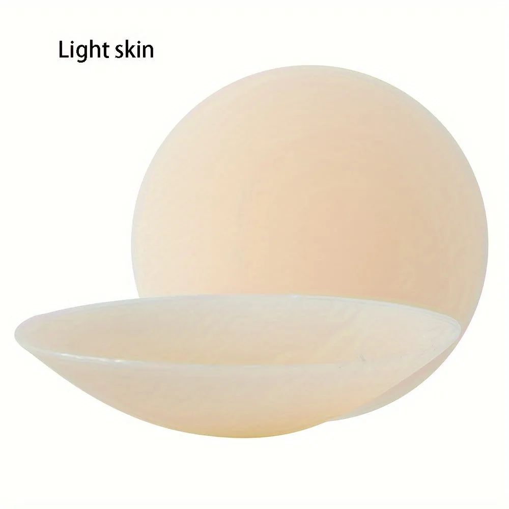 3 Pairs Reusable Silicone Nipple Covers - Seamless, Invisible, Self-Adhesive for Women's Lingerie