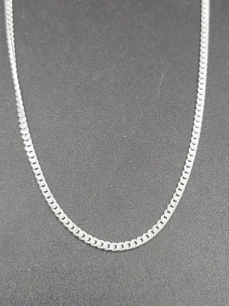 30" Sterling Silver Chain Curb