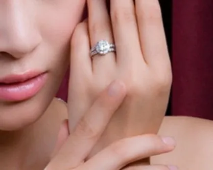 3.25c Engagement Ring Wedding Eternity Band Womens Simulated Diamond 925 Sterling Silver CZ