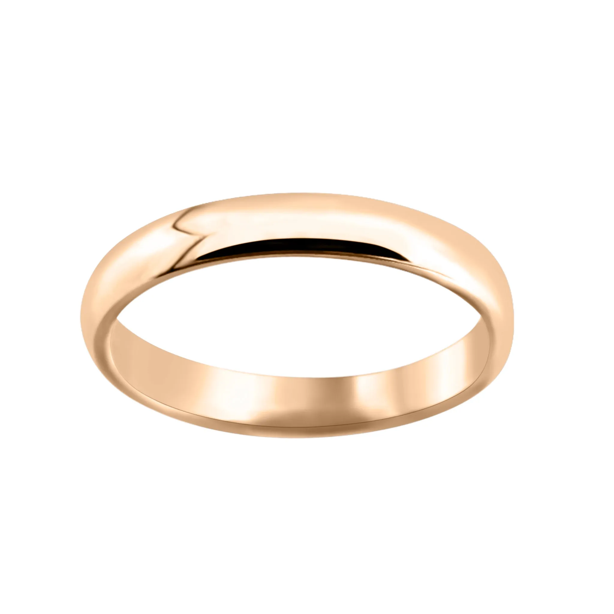 3mm Comfort Fit Wedding Band