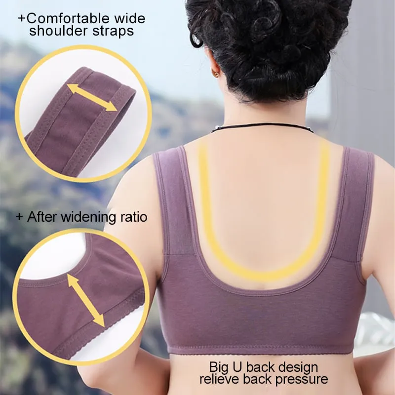 3Pcs - Comfortable & Convenient Front Button Bra