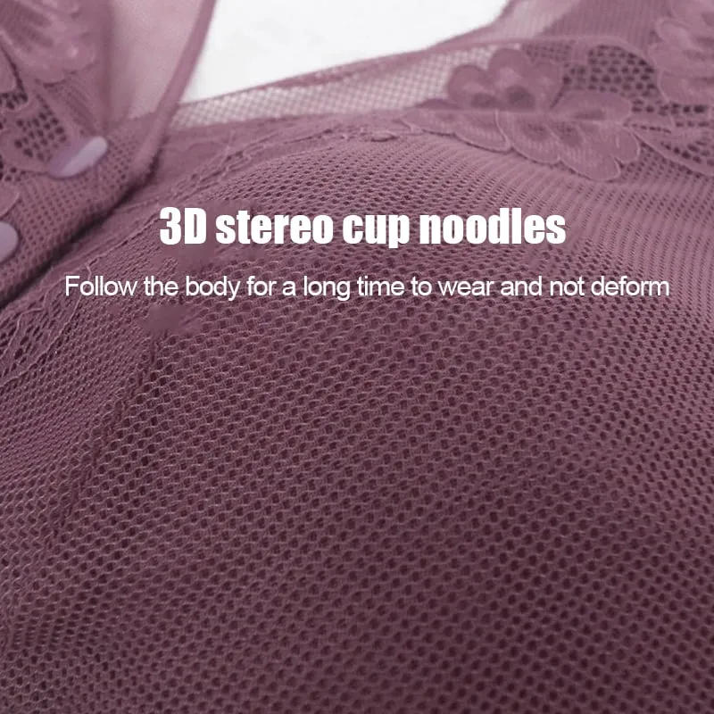 3Pcs - Comfortable & Convenient Front Button Bra