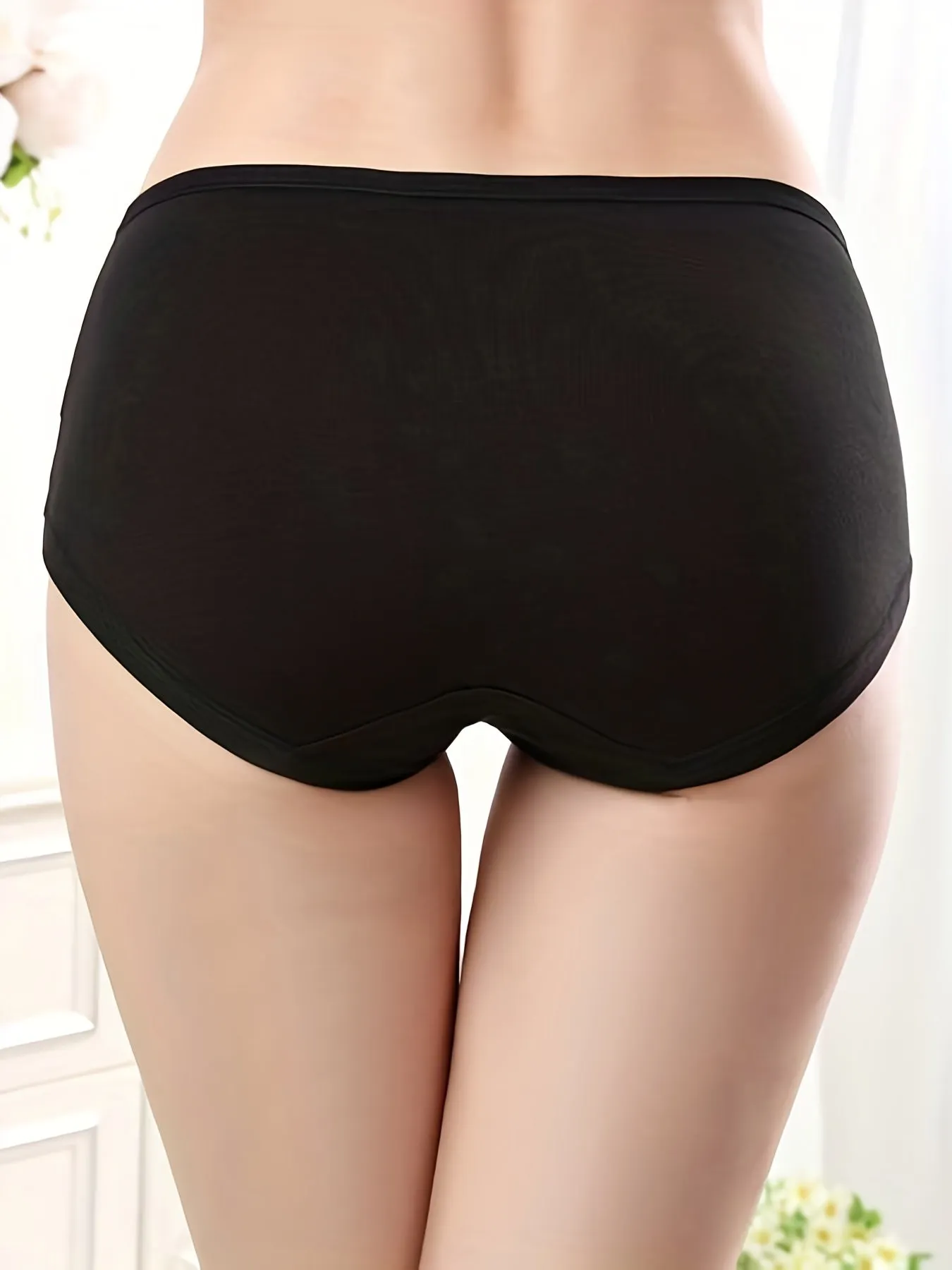 3pcs Women's Low Waist Maternity Panties, Comfortable Breathable Underwear Pants For Pregnancy Tummy Support