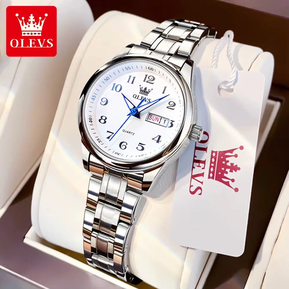 5567 Women'S Watch Original Luxury Brand Stainless Steel Waterproof Quartz Women'S Watch Elegant Date Zhou Women'S Watches