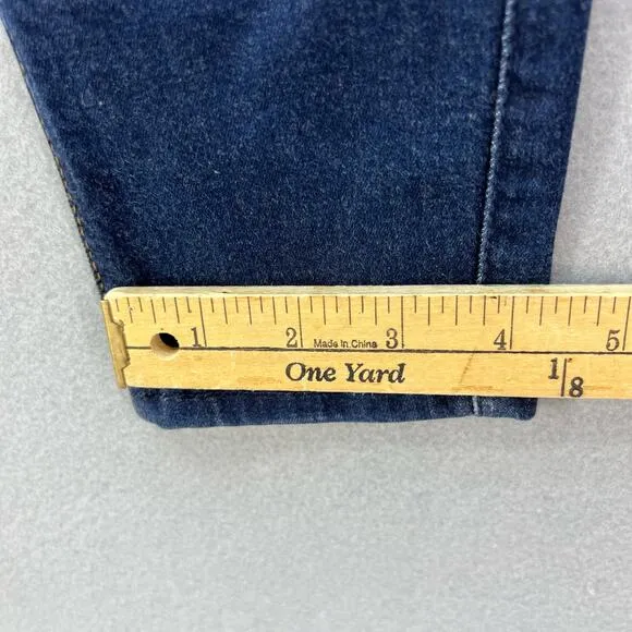 7 For All Mankind Jean Women's 25 (2) Dark Blue The High Waist Ankle Skinny
