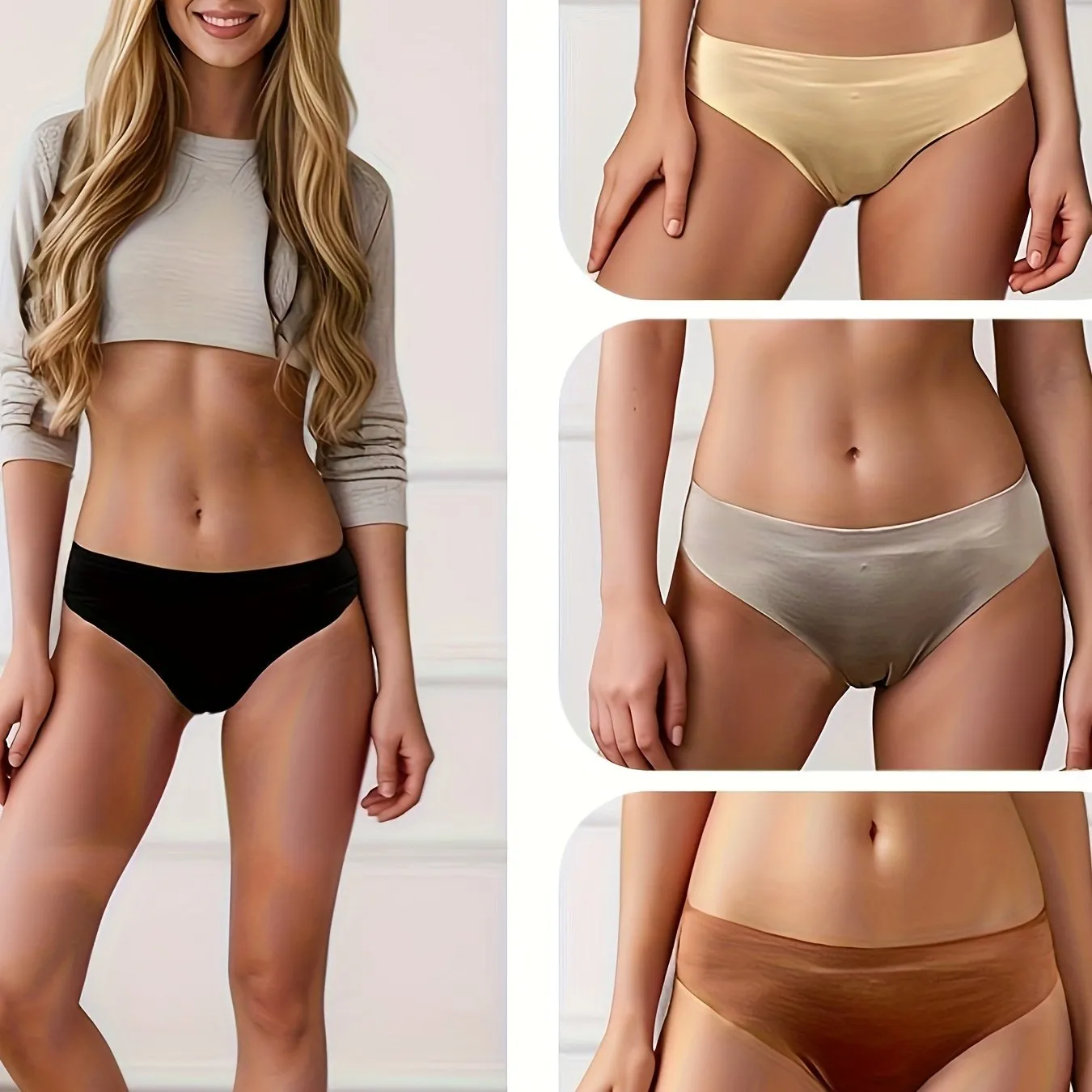 8 Pcs Ice Silk Women's Underwear | Cool & Comfortable