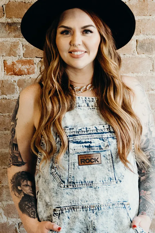 Acid Wash Denim Patched Apron
