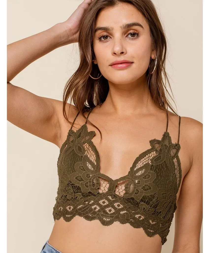 Adella Bralette Olive Sparrow