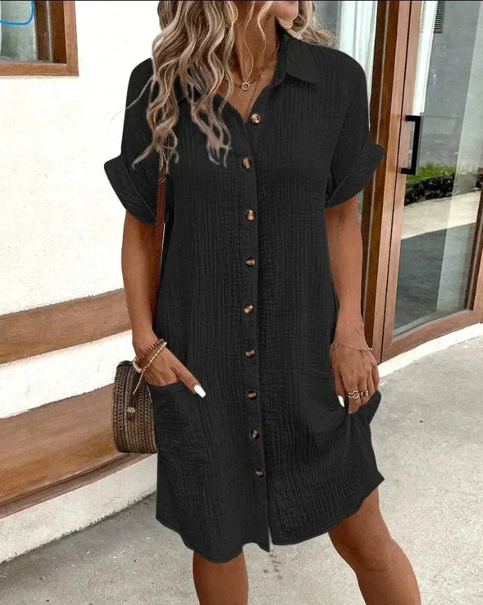 Ailín® | Airy Shirt Dress