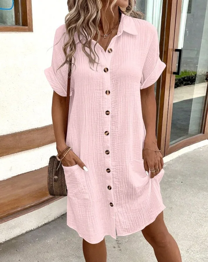 Ailín® | Airy Shirt Dress