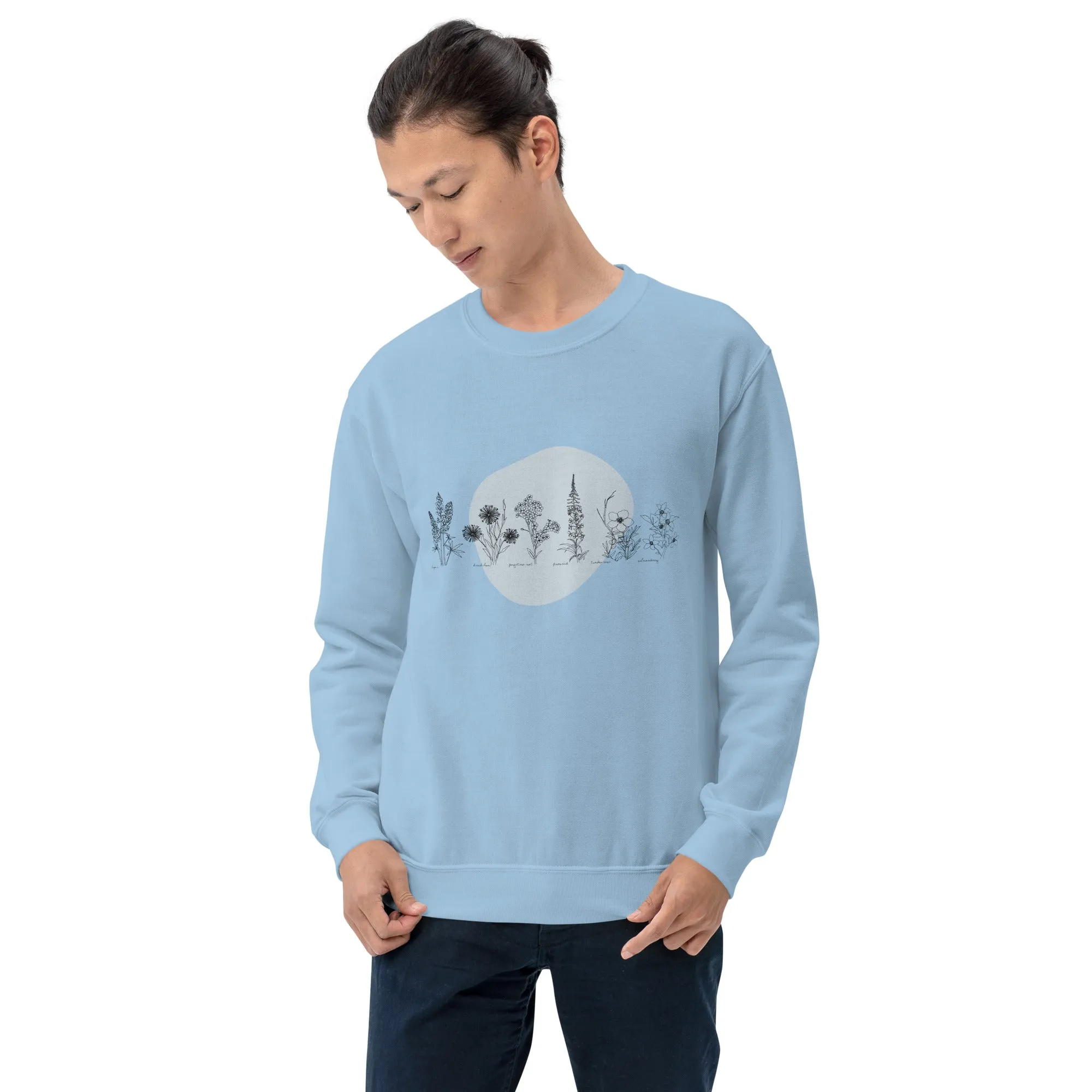 Alaska Wildflowers - Sweatshirt