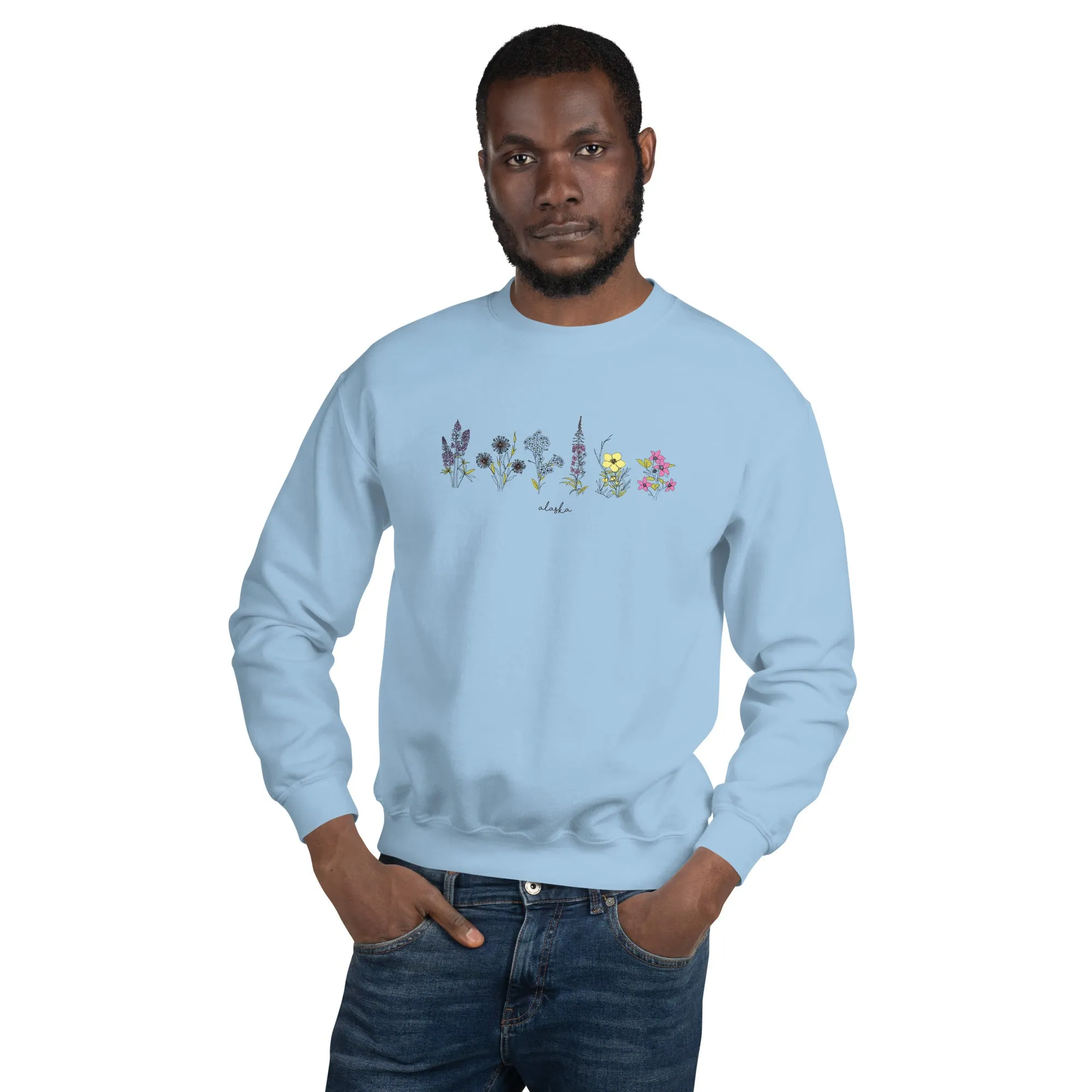 Alaska Wildflowers - Sweatshirt