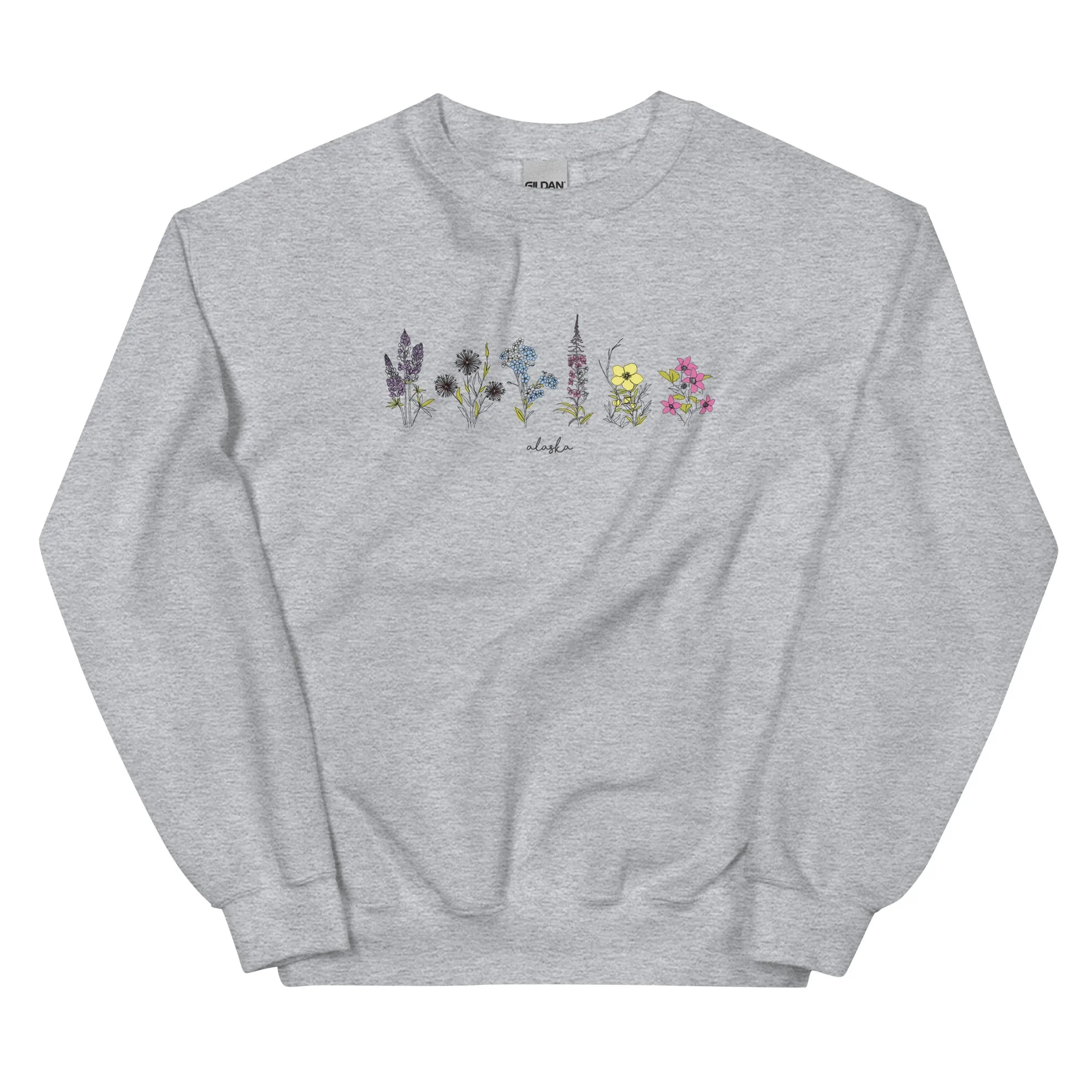 Alaska Wildflowers - Sweatshirt