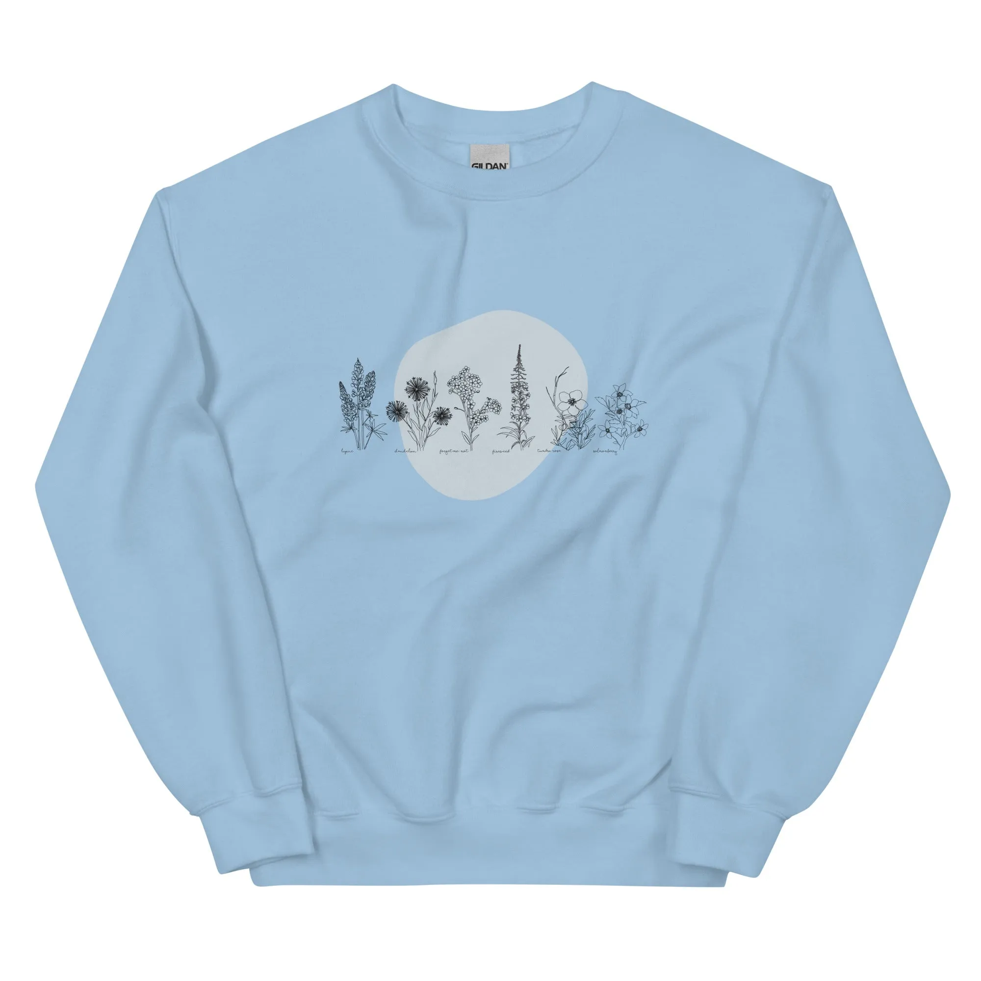 Alaska Wildflowers - Sweatshirt