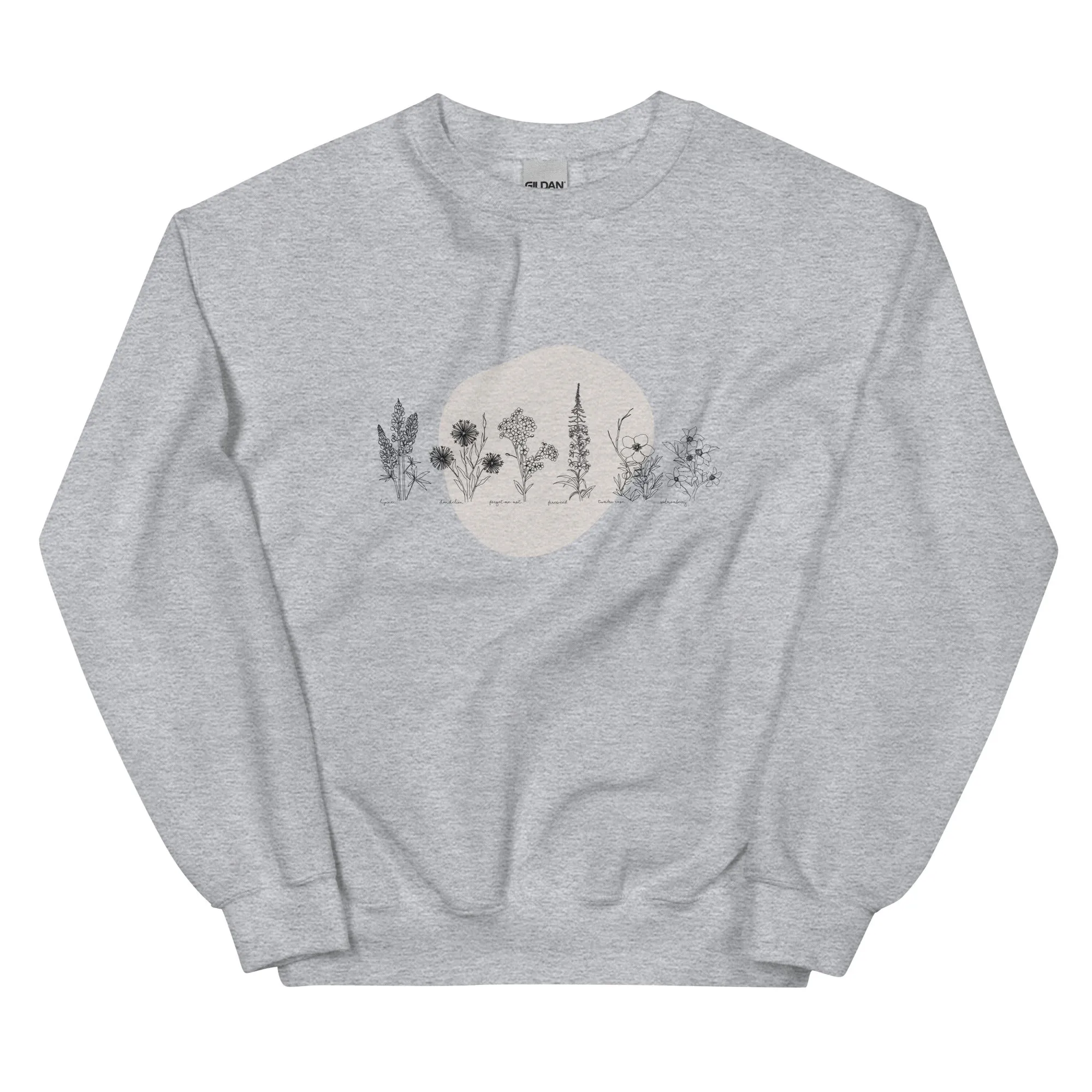 Alaska Wildflowers - Sweatshirt