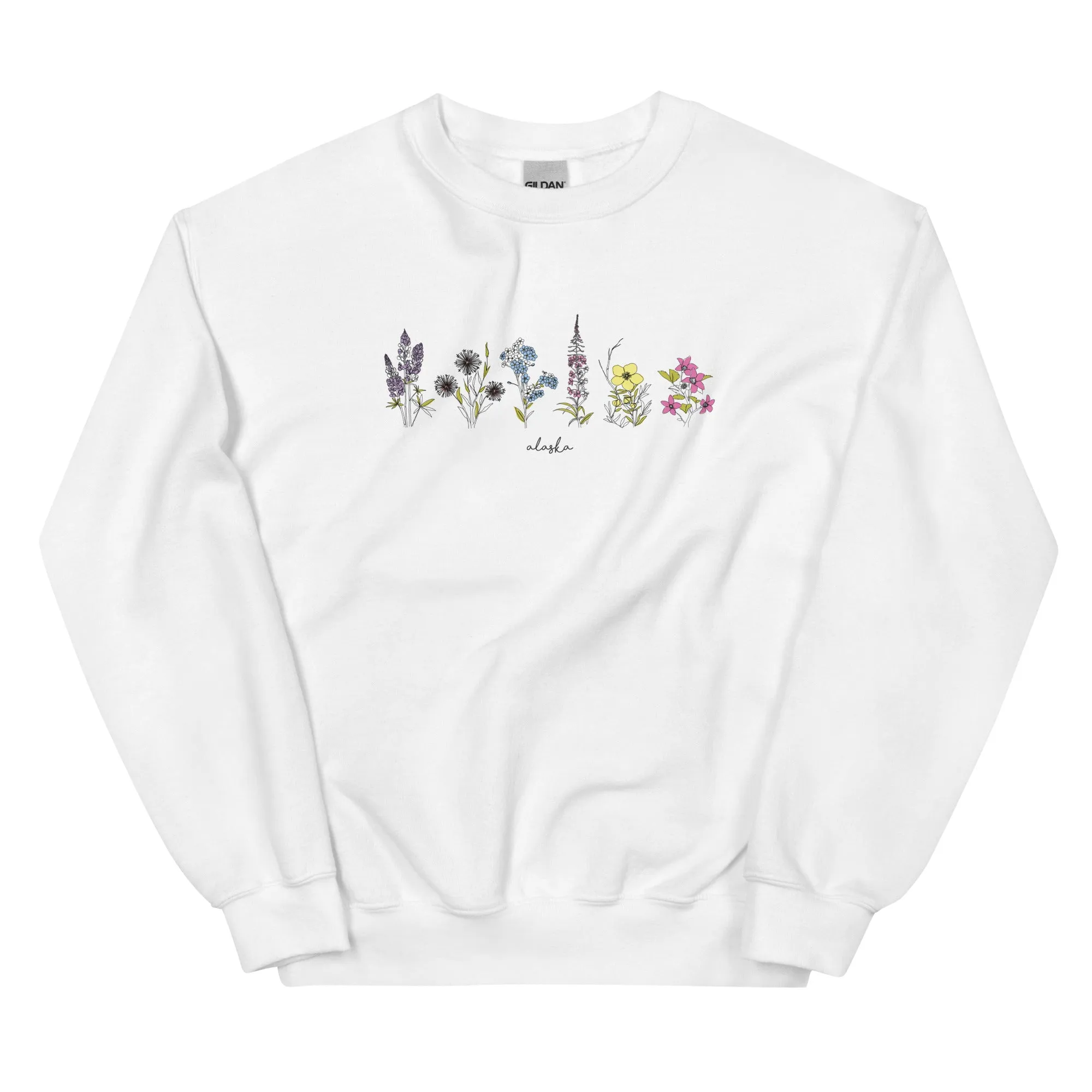 Alaska Wildflowers - Sweatshirt